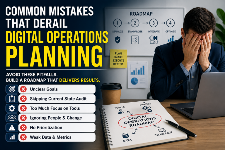 Common Mistakes That Derail Digital Operations Planning