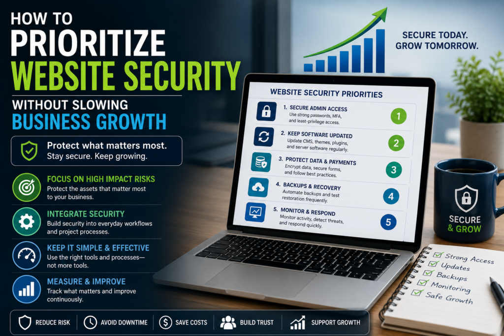 How to Prioritize Website Security Without Slowing Growth