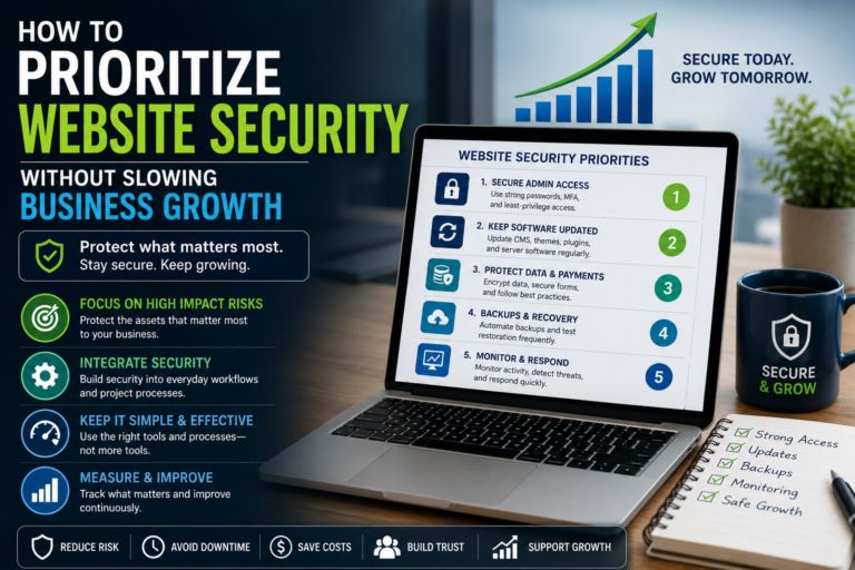 How to Prioritize Website Security Without Slowing Growth